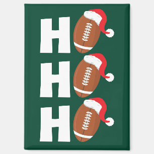Aimant Ho Ho Ho Football   Drôle d'humour de Noël