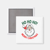 AIMANT HO HO HO JOYEUX NOËL (Recto/Verso)