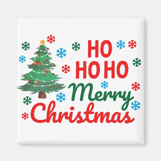 AIMANT HO HO HO JOYEUX NOËL (Devant)
