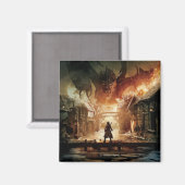 Aimant Hobbit - Poster du film de Laketown (Recto/Verso)