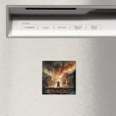 Aimant Hobbit - Poster du film de Laketown (In Situ (Lave-vaisselle))