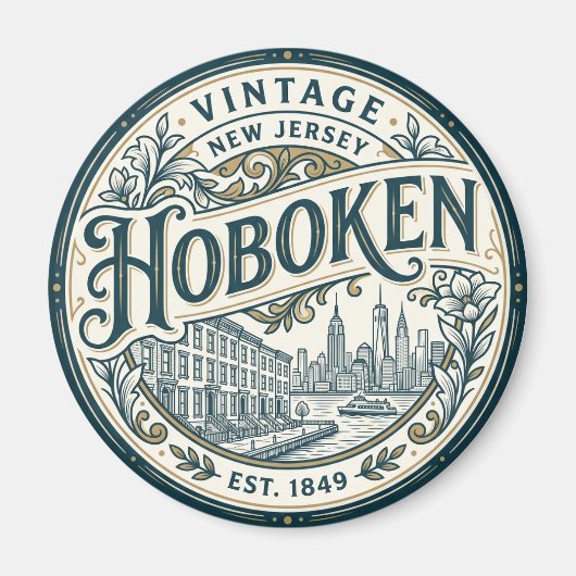 Aimant Hoboken New Jersey (Devant)