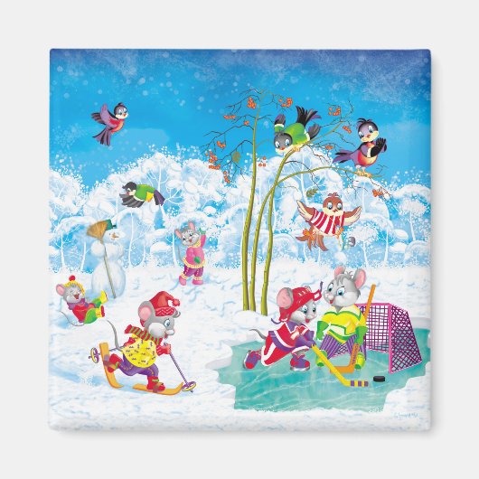 Aimant hockey (Devant)