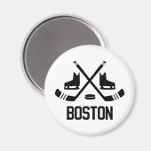 Aimant Hockey de Boston (Recto/Verso)