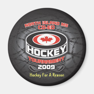 Aimant Hockey pour une raison Magenet