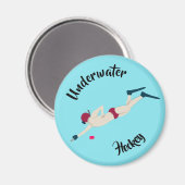 Aimant Hockey sous-marin (Recto/Verso)