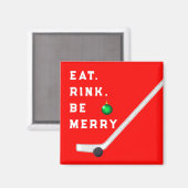 Aimant Hockey Stocking Stuffers (Recto/Verso)