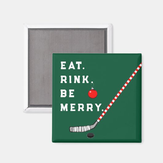 Aimant Hockey Stocking Stuffers (Recto/Verso)