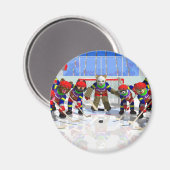 Aimant Hockey sur glace (Recto/Verso)