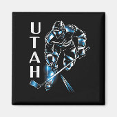 Aimant Hockey Utah (Devant)