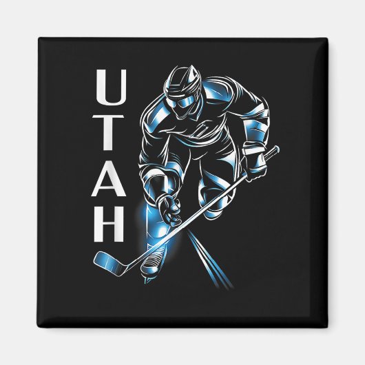 Aimant Hockey Utah (Devant)