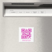 Aimant HOCO Invitation, QR Code message codé.b (In Situ (Lave-vaisselle))