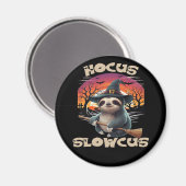 Aimant Hocus Slowcus Amateurs de fentes Halloween tee tee (Recto/Verso)