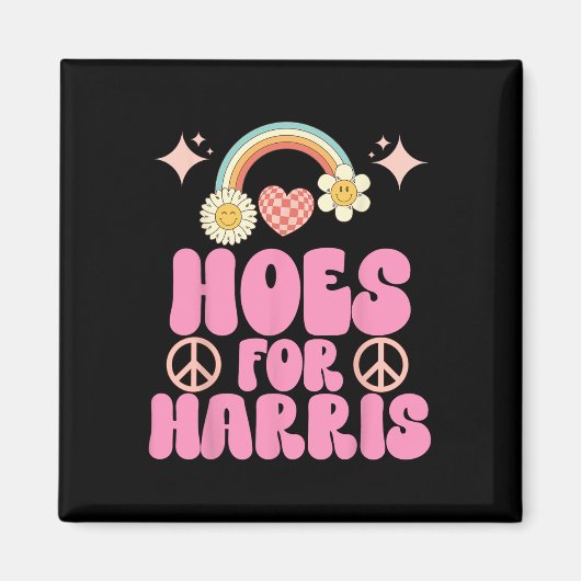 Aimant Hoes For Harris Funny Kamala Voter 2024 Wheimer Hu (Devant)