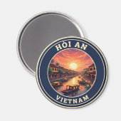 Aimant Hoi An Vintage voyage Vietnam (Recto/Verso)
