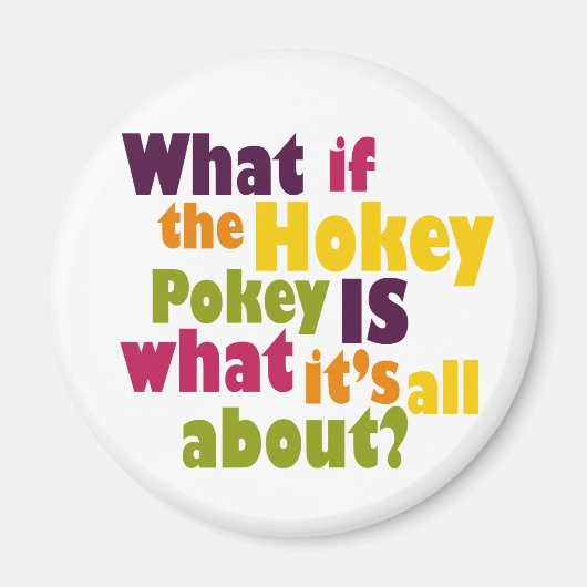 Aimant Hokey Pokey (Devant)