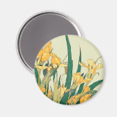 Aimant Hokusai grasshopper et iris Japon (Recto/Verso)