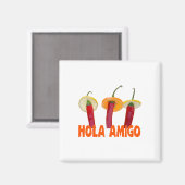 Aimant Hola amigo (Recto/Verso)
