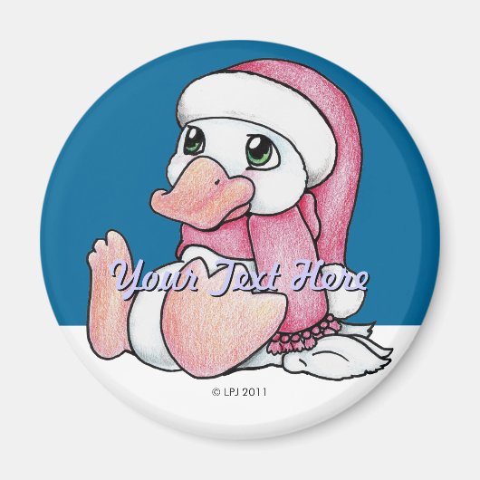 Aimant Holiday Ducky (Devant)