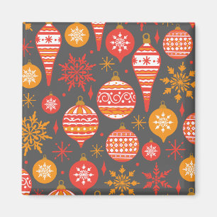 Aimant Holiday Faux Knit Pattern Christmas Personalized