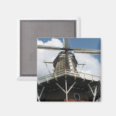 Aimant Holland Dutch Windmill Frigo Carré (Recto/Verso)
