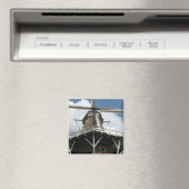 Aimant Holland Dutch Windmill Frigo Carré (In Situ (Lave-vaisselle))