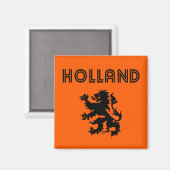Aimant Holland Retro (Recto/Verso)