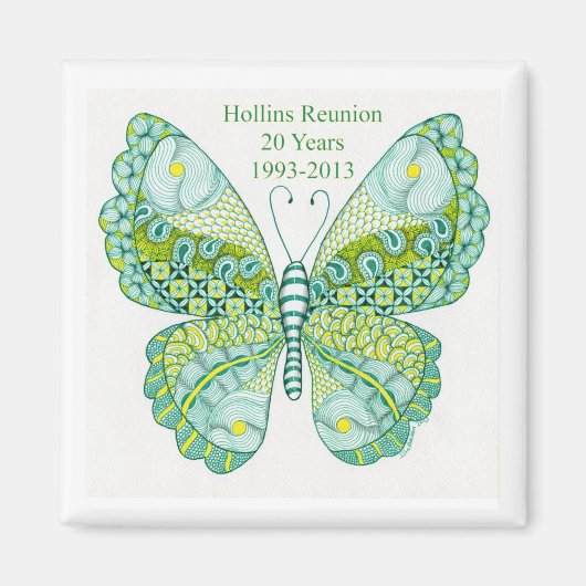 Aimant Hollins Classe de la Réunion 1993 (Devant)