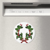 Aimant Holly Wreath (In Situ (Lave-vaisselle))