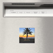 Aimant Hollywood, Floride - soleil tropical (In Situ (Lave-vaisselle))