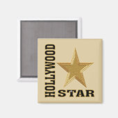 Aimant Hollywood Star (Recto/Verso)