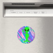 Aimant Hologramme alien (In Situ (Lave-vaisselle))
