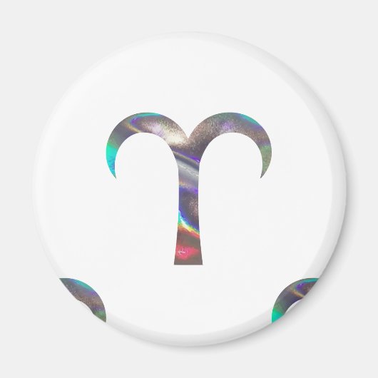 Aimant hologramme Aries (Devant)