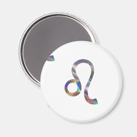 Aimant hologramme Leo (Recto/Verso)