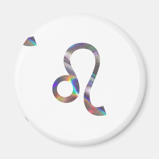 Aimant hologramme Leo (Devant)