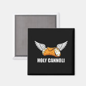 Aimant Holy Cannoli Tri-blend Funny Quote (Recto/Verso)