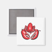 Aimant homard réaliste (Recto/Verso)