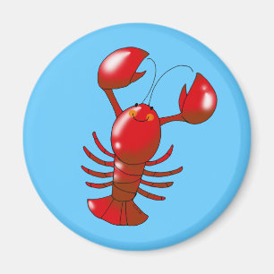 Aimant Homard rouge mignon