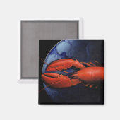 Aimant Homard sur plaque Tiffany (Recto/Verso)
