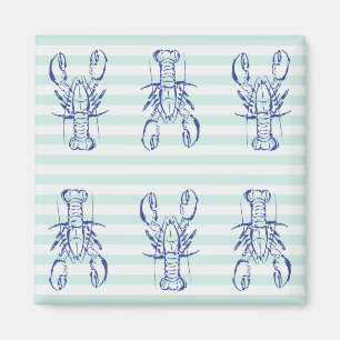 Aimant Homards bleus