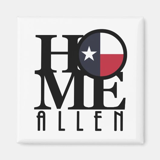 Aimant HOME Allen TX (Devant)