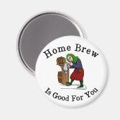 Aimant Home Brew est bon pour vous (Recto/Verso)