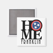 Aimant HOME Franklin Tennessee (Recto/Verso)