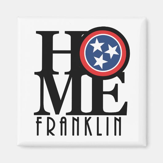 Aimant HOME Franklin Tennessee (Devant)