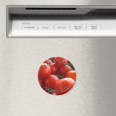 Aimant Home Grown Heirloom Tomates Marché des agriculteur (In Situ (Lave-vaisselle))