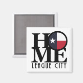 Aimant HOME League City (Recto/Verso)