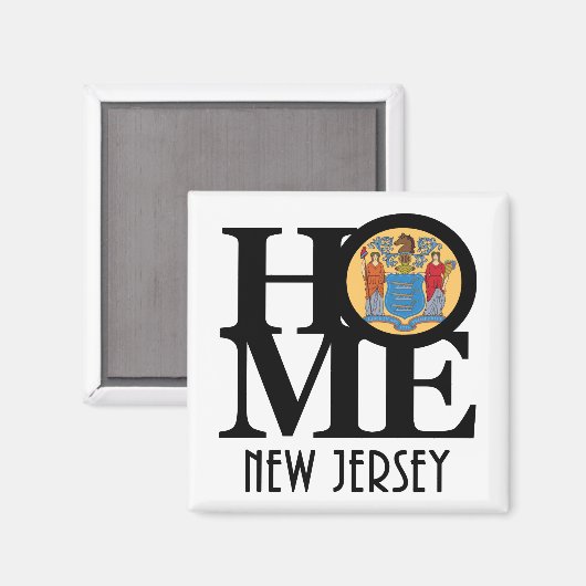 Aimant HOME New Jersey (Recto/Verso)