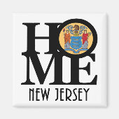 Aimant HOME New Jersey (Devant)