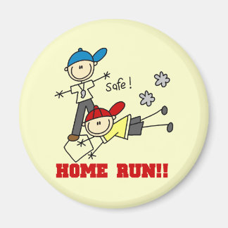 Aimant Home Run Boys Baseball Tshirts et cadeaux