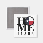 Aimant HOME Texas (Recto/Verso)